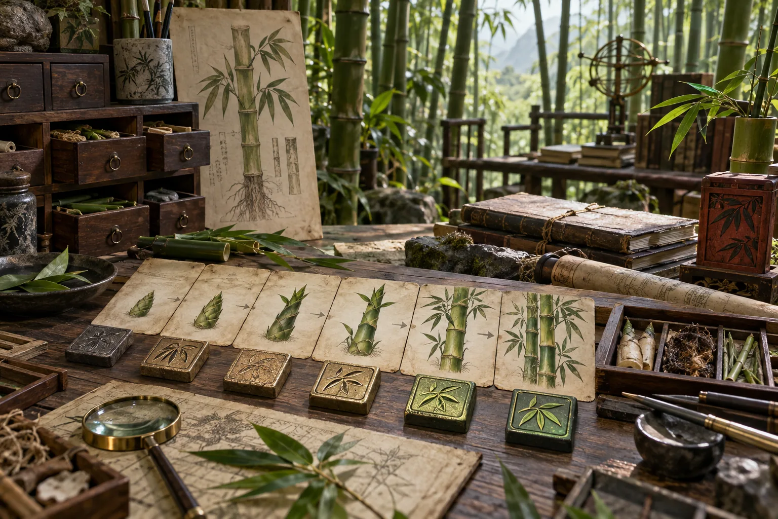 Original Cleobetra interpretation of Big Bamboo mechanics